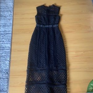 Self portrait black dress